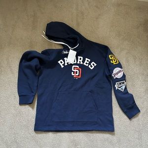 Men’s Nike navy San Diego padres rewind lefty pullover hoodie